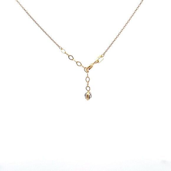 18K Gold Bracelet Flower Beads Size 7 inches plus 1 inch extension - Picture 5 of 8